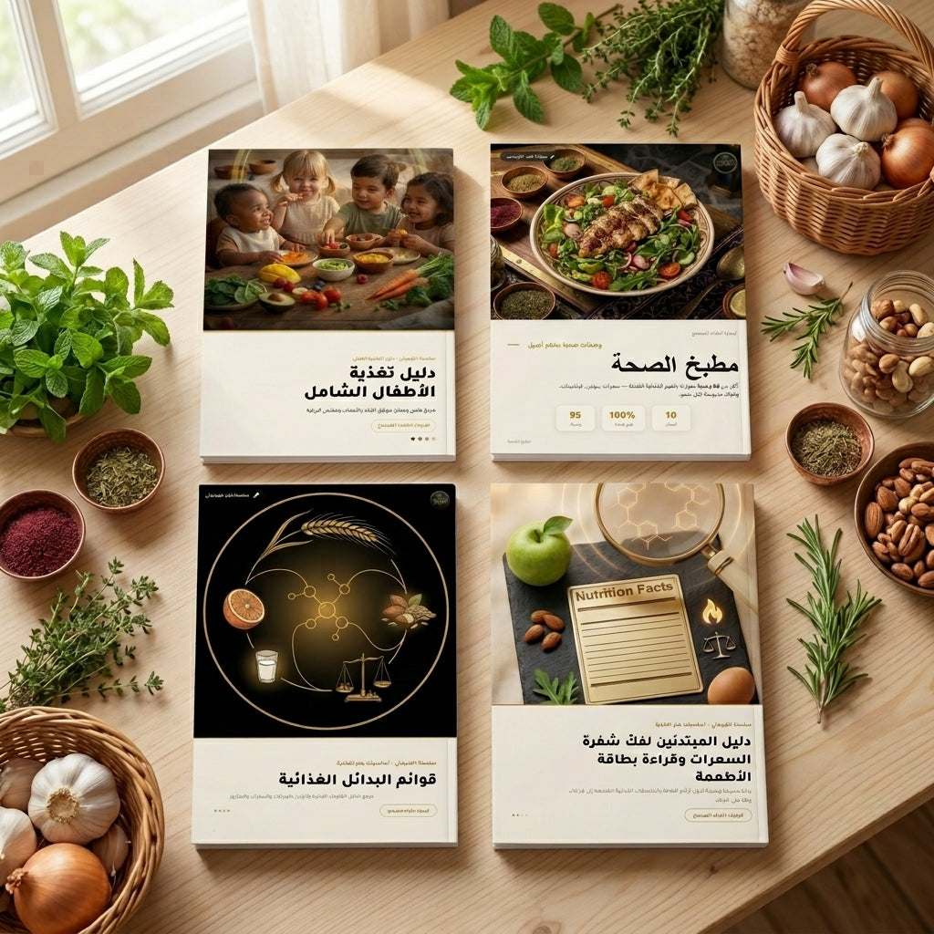 باقة العائلة الصحية - كتب تغذية الأطفال والوصفات الصحية